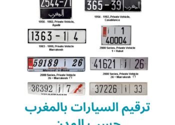 ترقيم السيارات بالمغرب