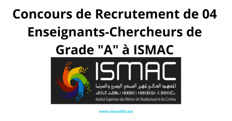 Concours Enseignants-Chercheurs ISMAC