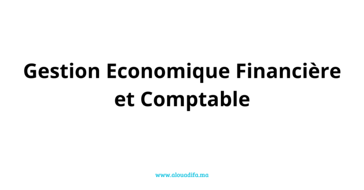 Gestion Economique Financière et Comptable