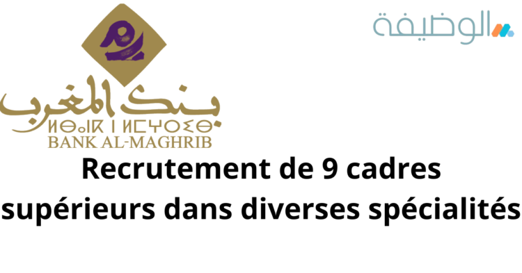 Offres d'emploi Bank Al-Maghrib