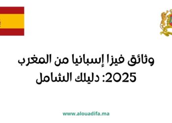 تأشيرة إسبانيا 2025