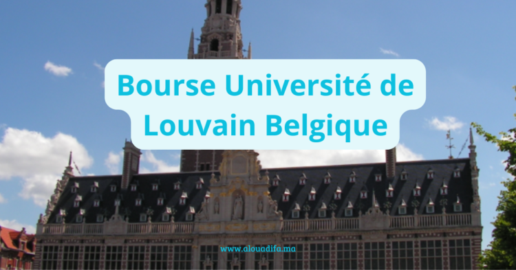 Bourse Université de Louvain Belgique