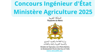 Concours Ingénieur d'État Ministère Agriculture 2025