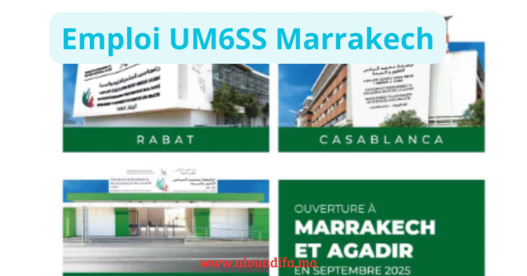 Emploi UM6SS Marrakech
