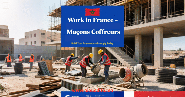 Emploi maçon coffreur France Marocains