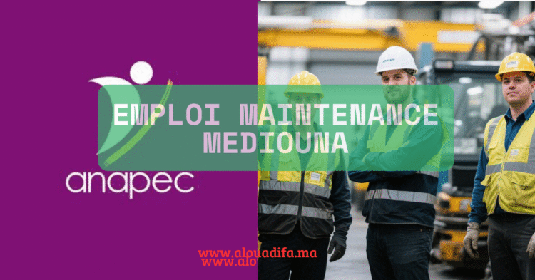 Emploi maintenance Mediouna