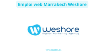 Emploi web Marrakech Weshore