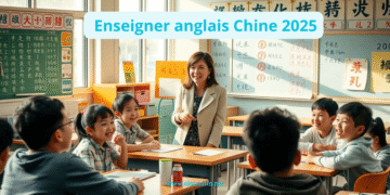 Enseigner anglais Chine 2025