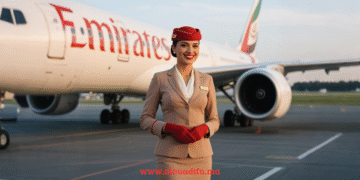 Hôtesse de l'air Emirates