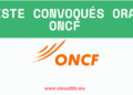 Liste convoqués oral ONCF