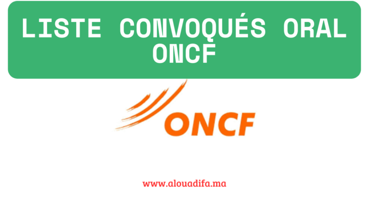 Liste convoqués oral ONCF
