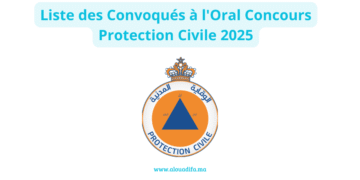 Liste des Convoqués à l'Oral Concours Protection Civile 2025