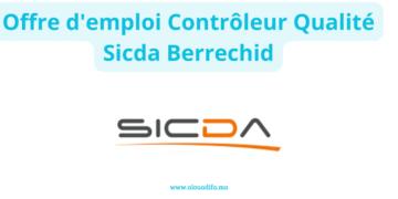 Offre d'emploi Contrôleur Qualité Sicda Berrechid