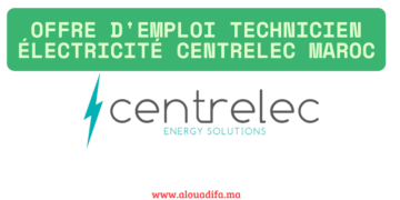 Offre d'emploi technicien électricité