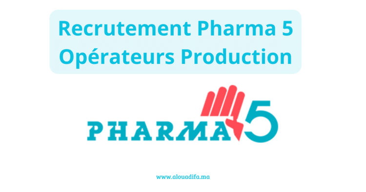 Recrutement Pharma 5 Opérateurs Production