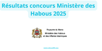 Résultats concours Ministère des Habous 2025