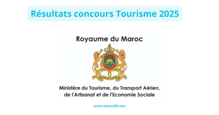 Résultats concours Tourisme 2025