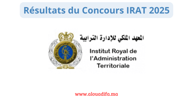 Résultats du Concours IRAT 2025
