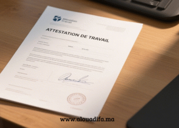 attestation de travail