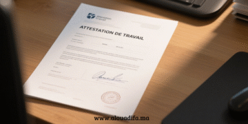attestation de travail