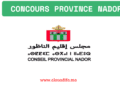 Concours Province Nador