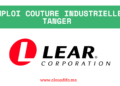 Emploi couture industrielle Tanger
