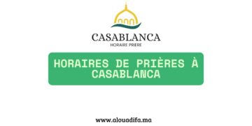 Horaires de prières à casablanca