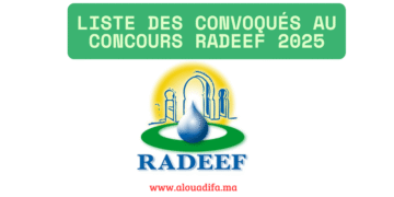 Liste des Convoqués au Concours RADEEF 2025