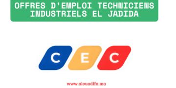 Offres d'emploi techniciens industriels El Jadida