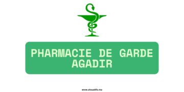 Pharmacie de garde agadir​