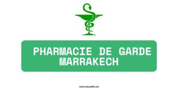 Pharmacie de garde marrakech​