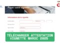 Télécharger attestation Vignette maroc​