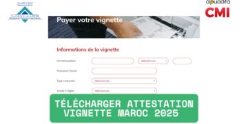 Télécharger attestation Vignette maroc​