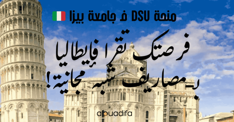 Bourse DSU Université de Pise