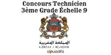 Concours Technicien 3ème Grade Échelle 9 (2)