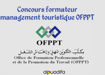 Concours formateur management touristique OFPPT
