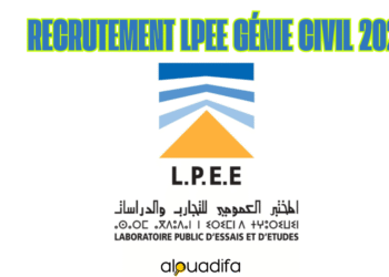 Recrutement LPEE Génie Civil 2025