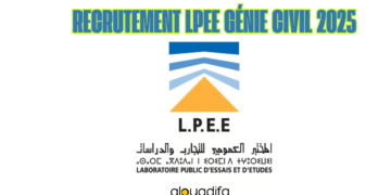 Recrutement LPEE Génie Civil 2025
