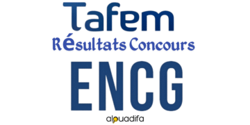 Résultats Concours ENCG TAFEM 2025