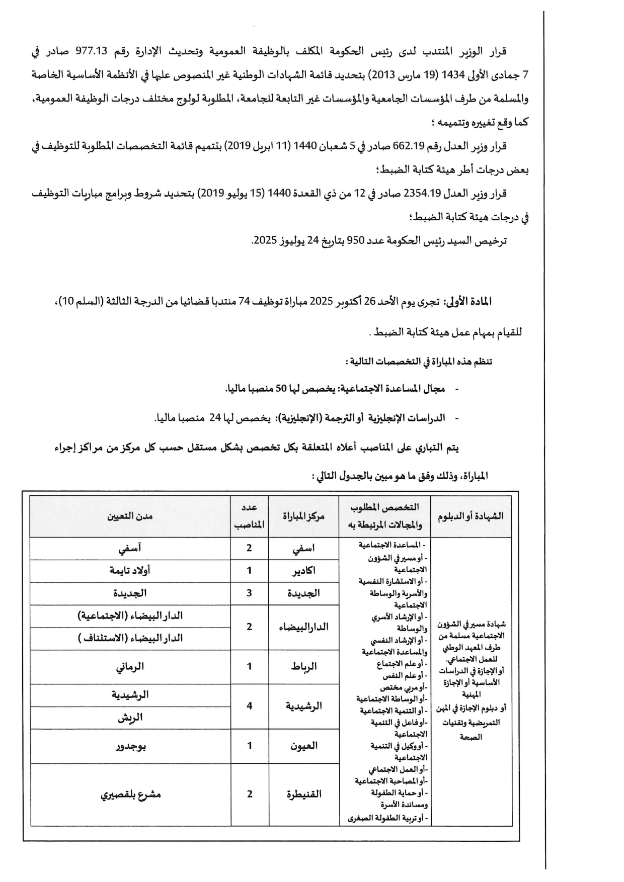 Commissaire Judiciaire 3ème Grade