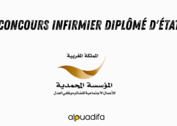 Concours pour le Recrutement 2 Infirmiers Diplômés d'État de 1er Grade – Échelle 10 alwadifa