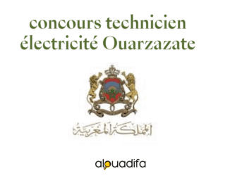 concours technicien électricité Ouarzazate