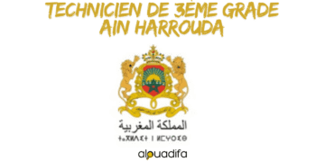 Technicien de 3ème grade AIN HARROUDA