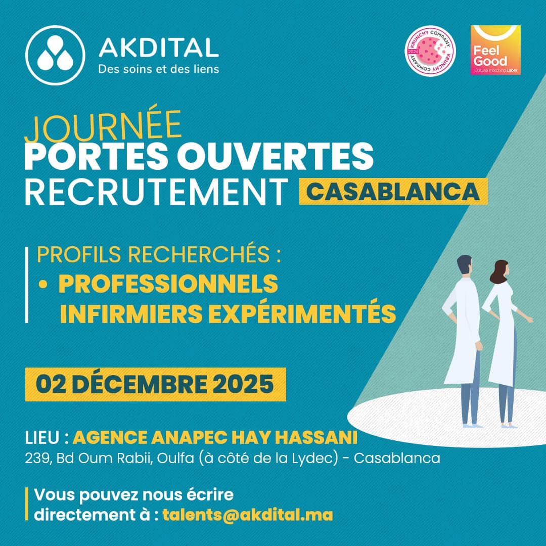 Journée Portes Ouvertes Recrutement Akdital