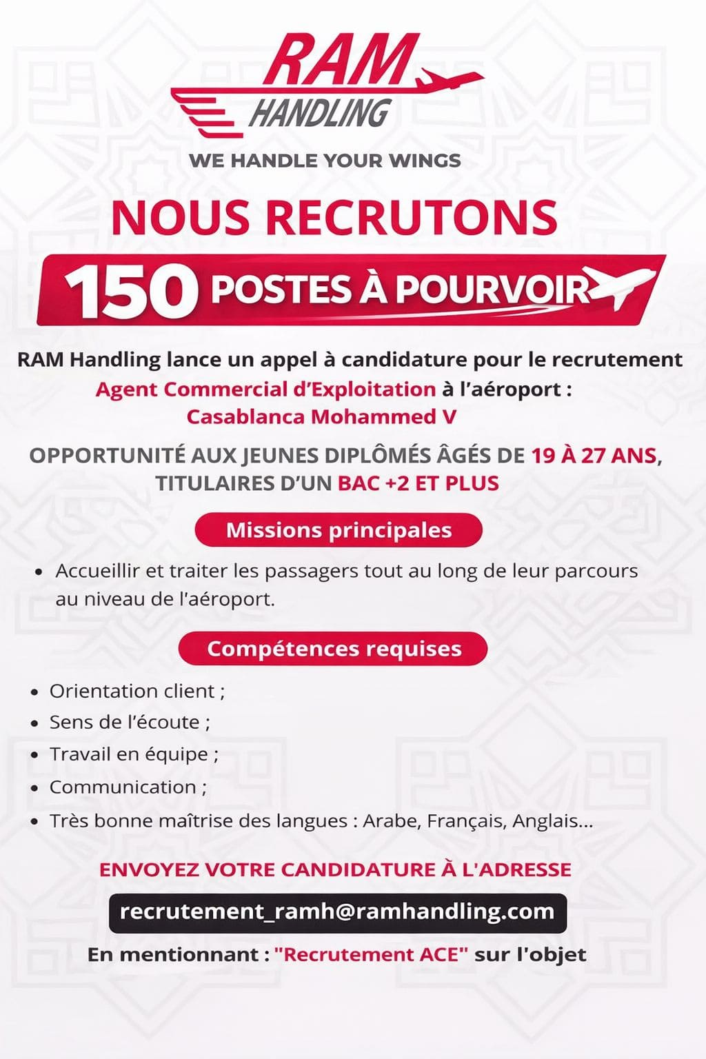 Recrutement RAM Handling