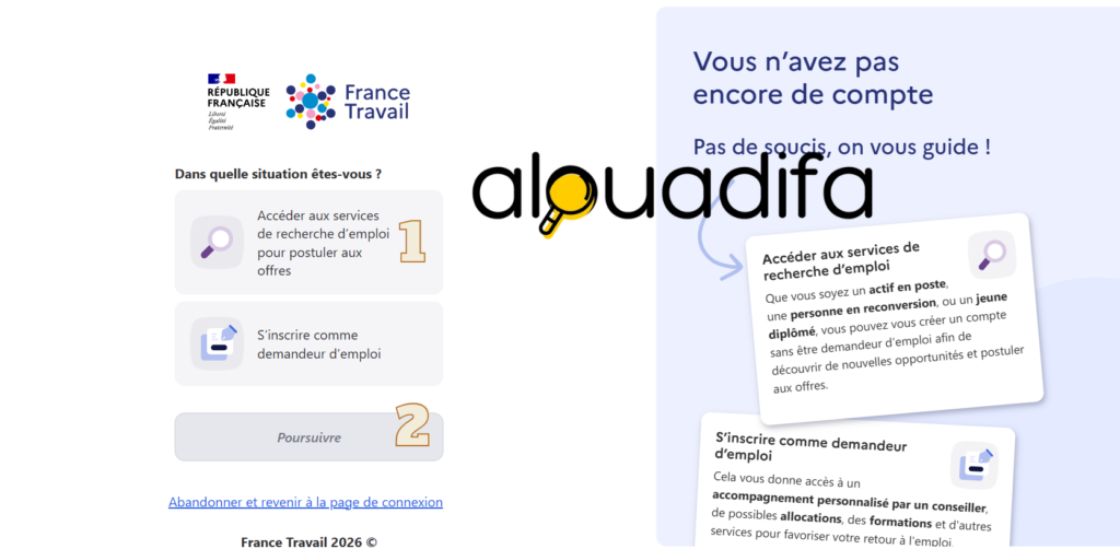 Choisir les services de recherche d'emploi France Travail
