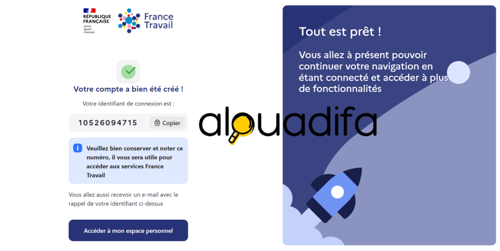 Identifiant unique du compte France Travail