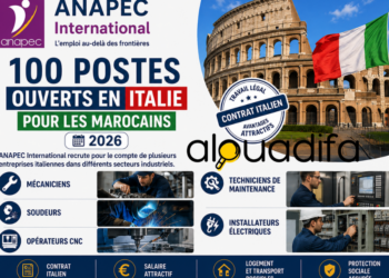 ANAPEC International : 100 Postes Ouverts en Italie pour les Marocains (2026) alwadifa