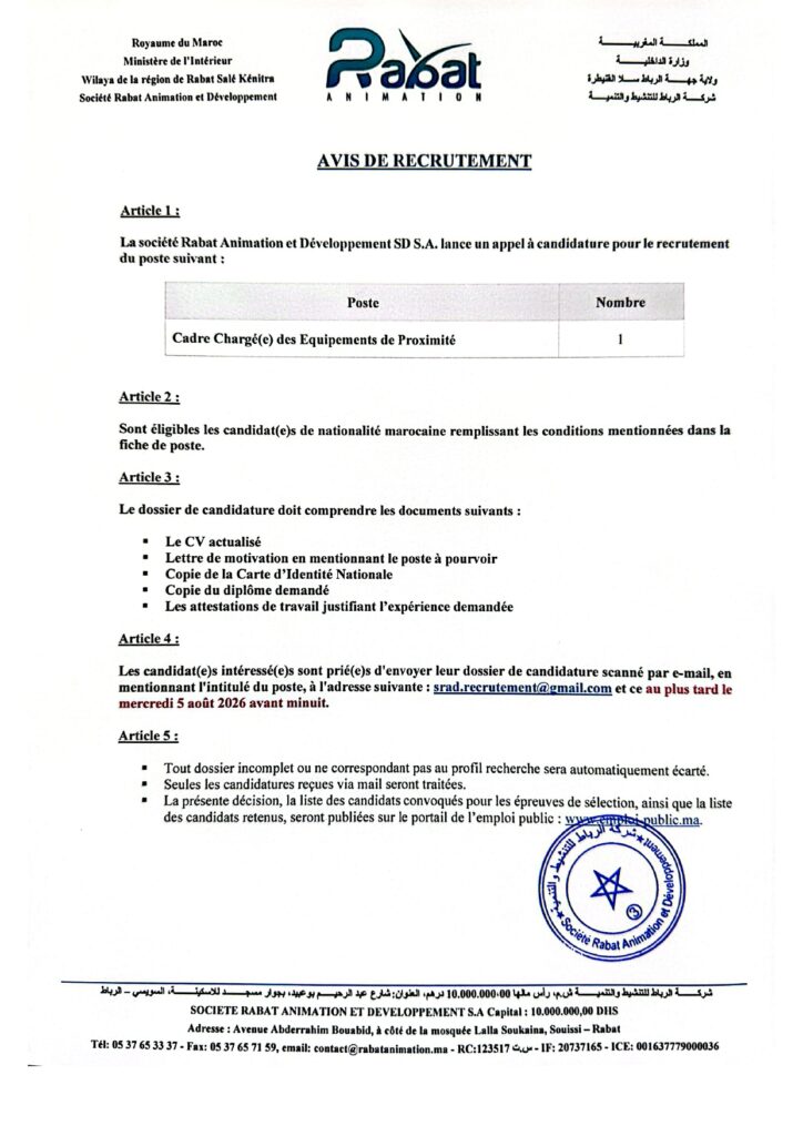 Emploi Cadre 