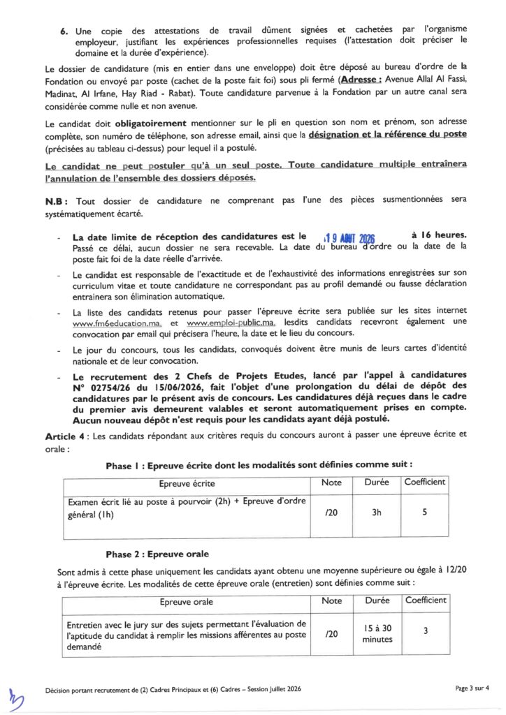 Fondation Mohammed VI de Promotion des Œuvres Sociales de l´Éducation-Formation
